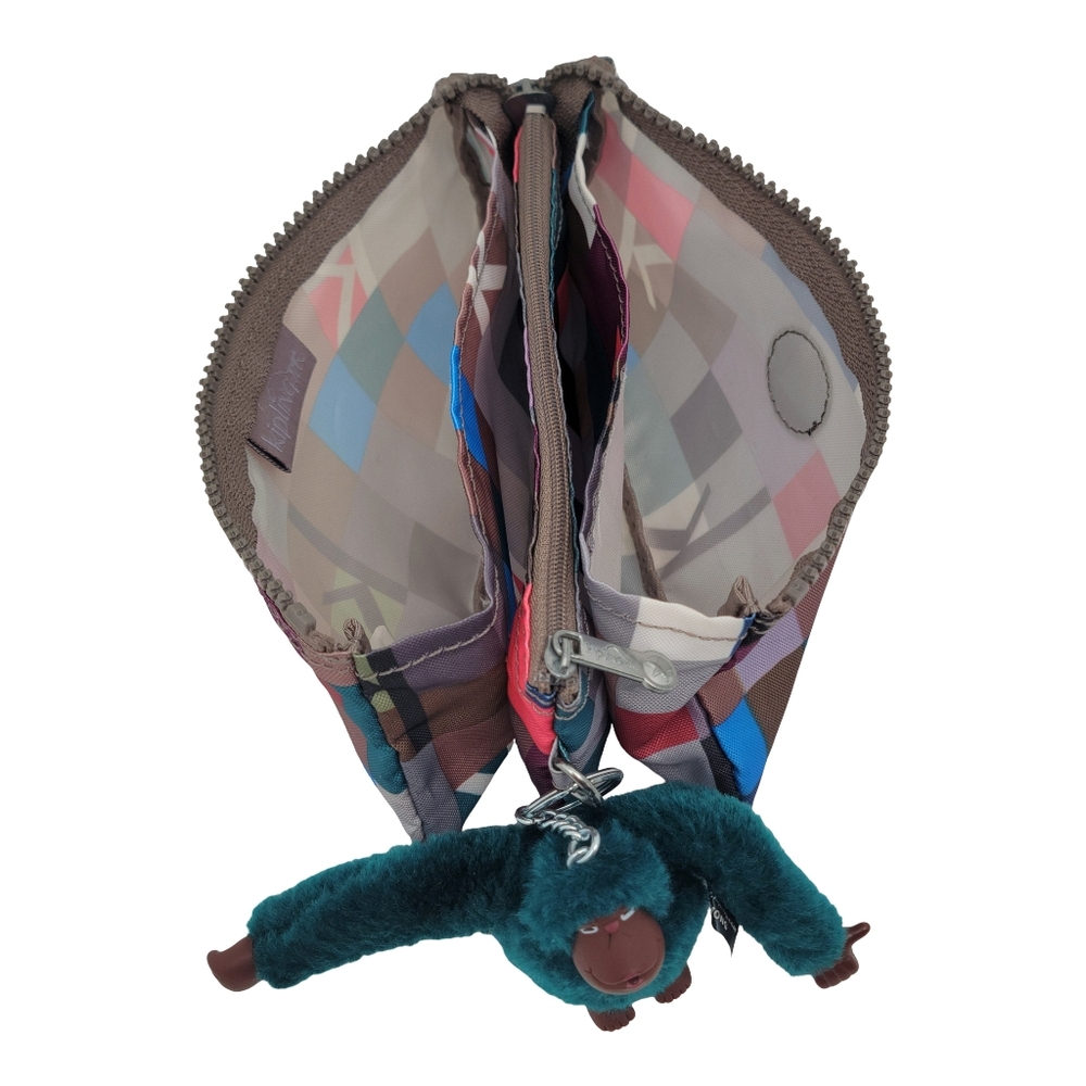 Kipling Creativity Pouch Wallet Checkerboard, Geo… - image 8